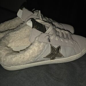 Vintage Havana Gray and Gold Star Sneakers